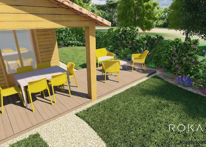 Kamp alanı Prestige 19 Piscine Partagee